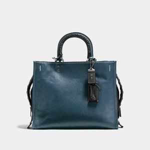 COACH 1941 Rogue Western Whiplash Whipstitch PRUSSIAN BLUE